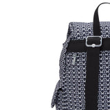 Kipling CITY PACK S, Kleiner Rucksack, Signature Print (schwarz), 9L, Kompakt & Stylisch