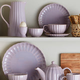 Bloomingville Latina Eierbecher, Rose, Steingut, dänisches Design