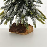 BOLTZE Weihnachtsbaum Tanni – Dekobaum aus Spießtanne & Kunststoff, beschneit, 33 cm hoch