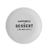 Bloomingville Wendy Teller weiß D15 cm aus Steingut – Dessertteller für Küche & Tischdeko