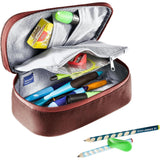 deuter Pencil Case, Federmäppchen, raisin-caspia (braun), Federmappe, Federtasche