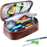 deuter Pencil Case, Federmäppchen, raisin-caspia (braun), Federmappe, Federtasche