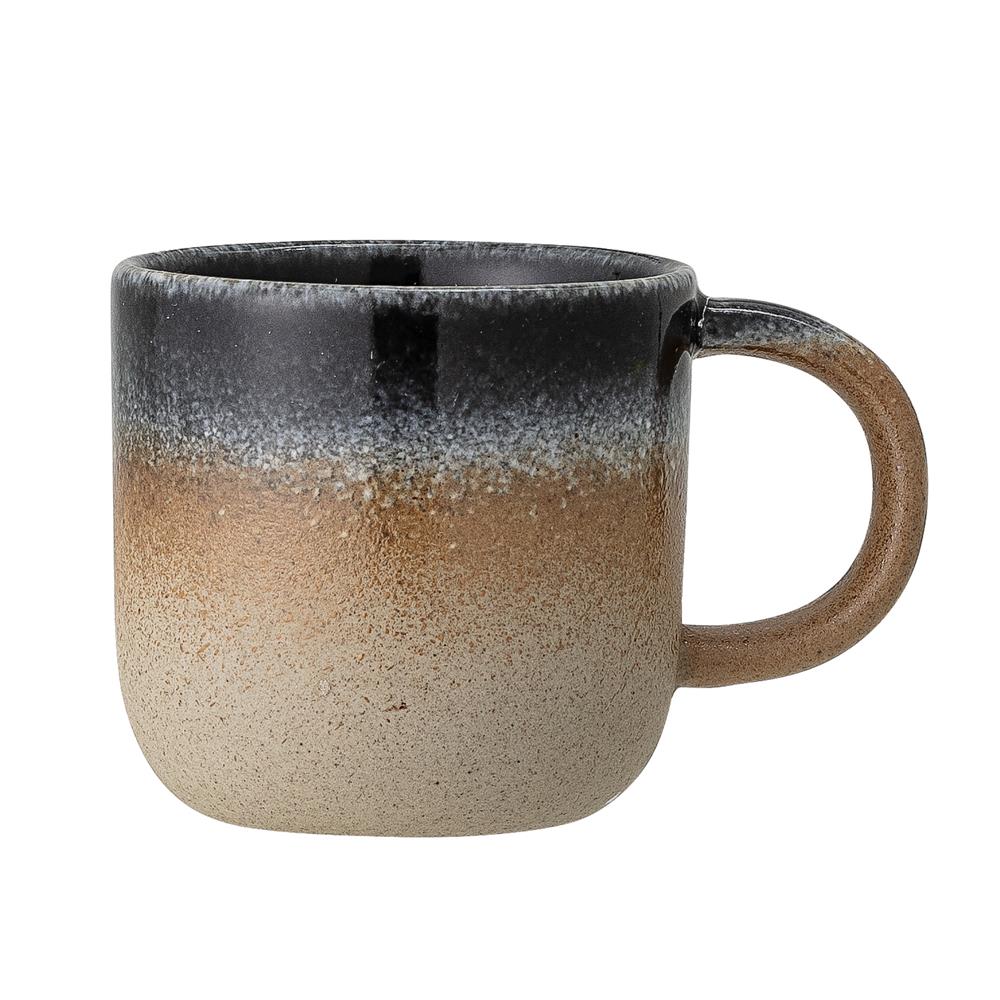 Bloomingville Aura Tasse in Braun/Blau 200ml aus Porzellan