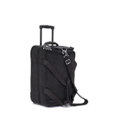Kipling TEAGAN US, Kleine Reisetasche, Black Noir (schwarz), 39L, Handgepäck, 2-Rollen