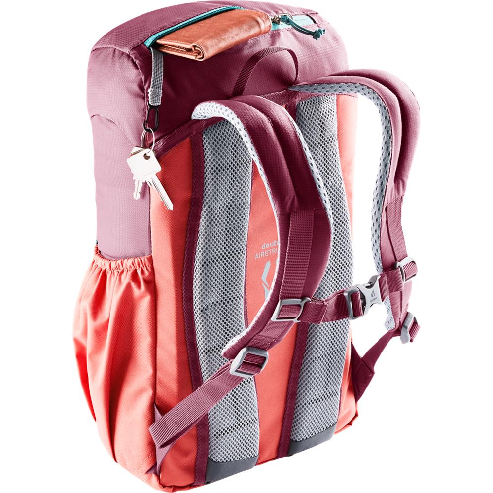 Deuter Junior, Kinderrucksack, maron-currant (rot), 18L, Wanderrucksack für Kinder ab 7 Jahre