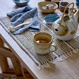 Bloomingville Vidan Platzdeckchen 4er Set – Seegras, natürliche Tischdeko, 45x33 cm