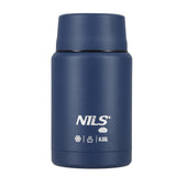 NILS CAMP Speisethermos 550 ml Blau Edelstahl Thermobehälter auslaufsicher