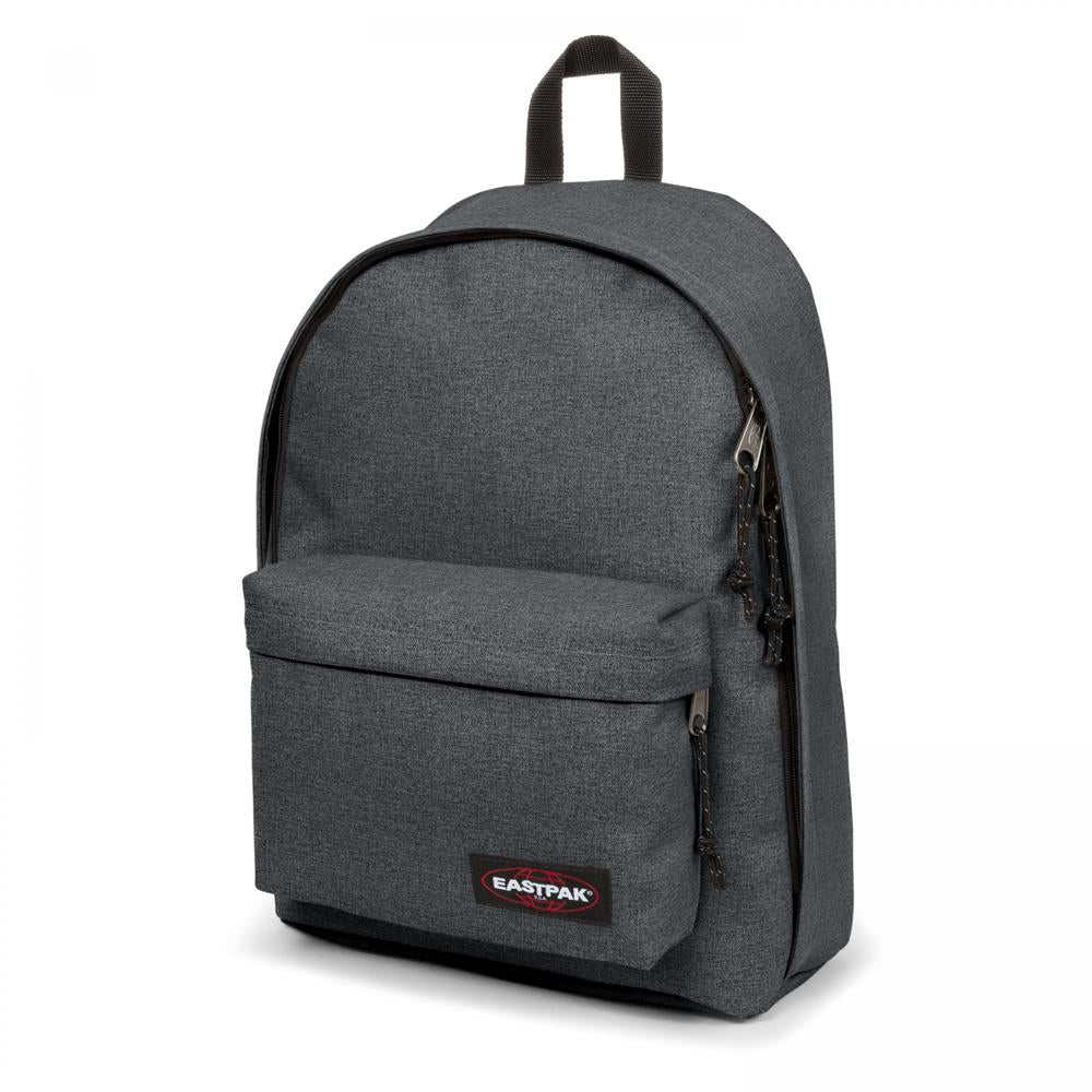 Eastpak OUT OF OFFICE, Rucksack, Black Denim (grau), 27L, mit Laptopfach