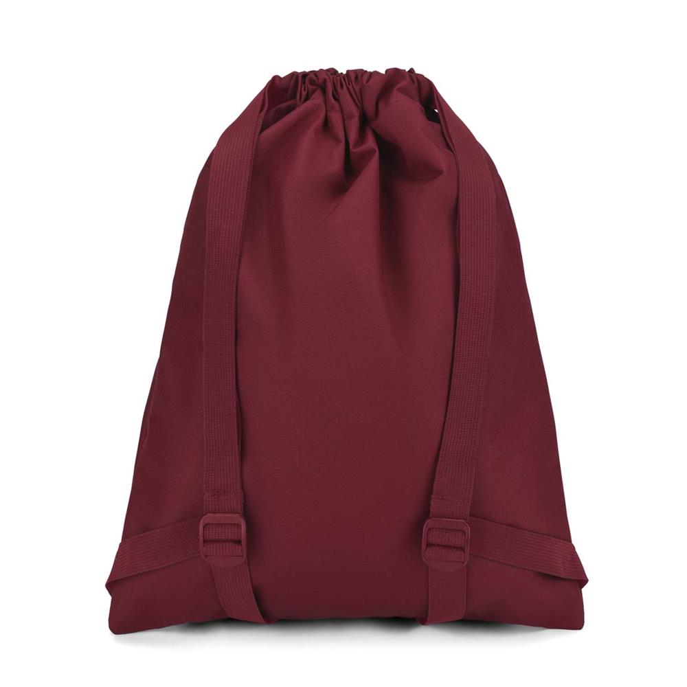 JanSport Drawsack, Russet Red (rot), 14L, Sportbeutel mit Kordelzug
