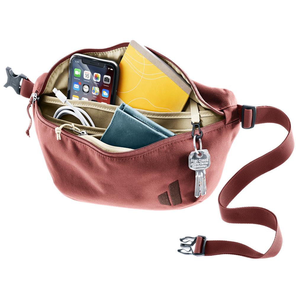 deuter Avengo Organizer, Bauchtasche, caspia (braun), 2,5L, Gürteltasche, Umhängetasche
