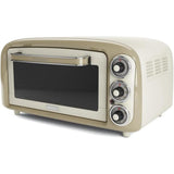 Ariete Vintage Mini Backofen, Beige, 18L Elektrobackofen im Retro-Design, 1380W, 230°C