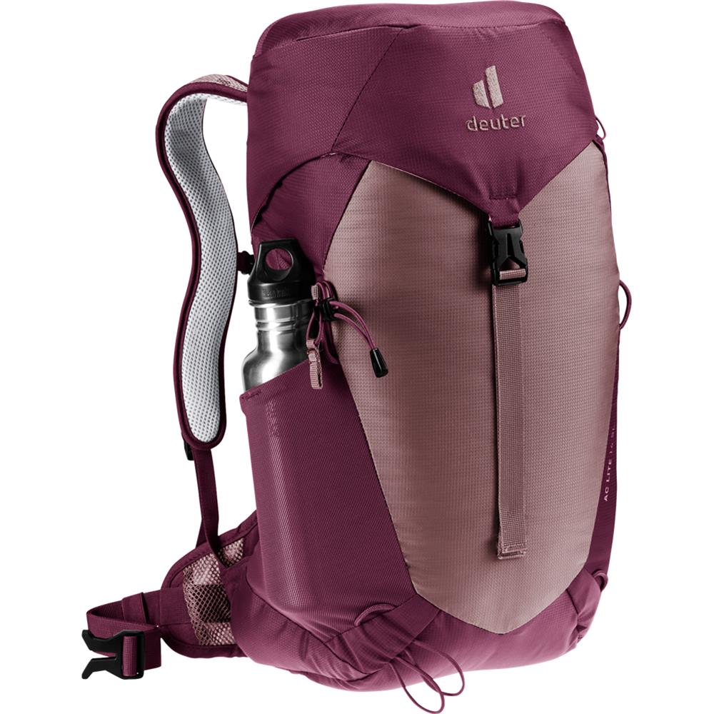 deuter AC Lite 14 SL, Wanderrucksack, ashrose-cassis (braun), 14L