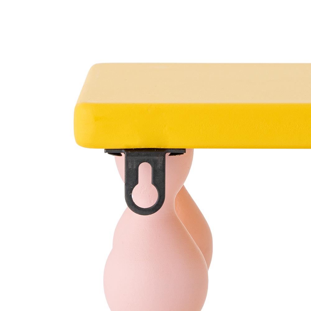 Bloomingville MINI Bibiola Regal Gelb Holz 60cm Wandregal Kinderzimmer