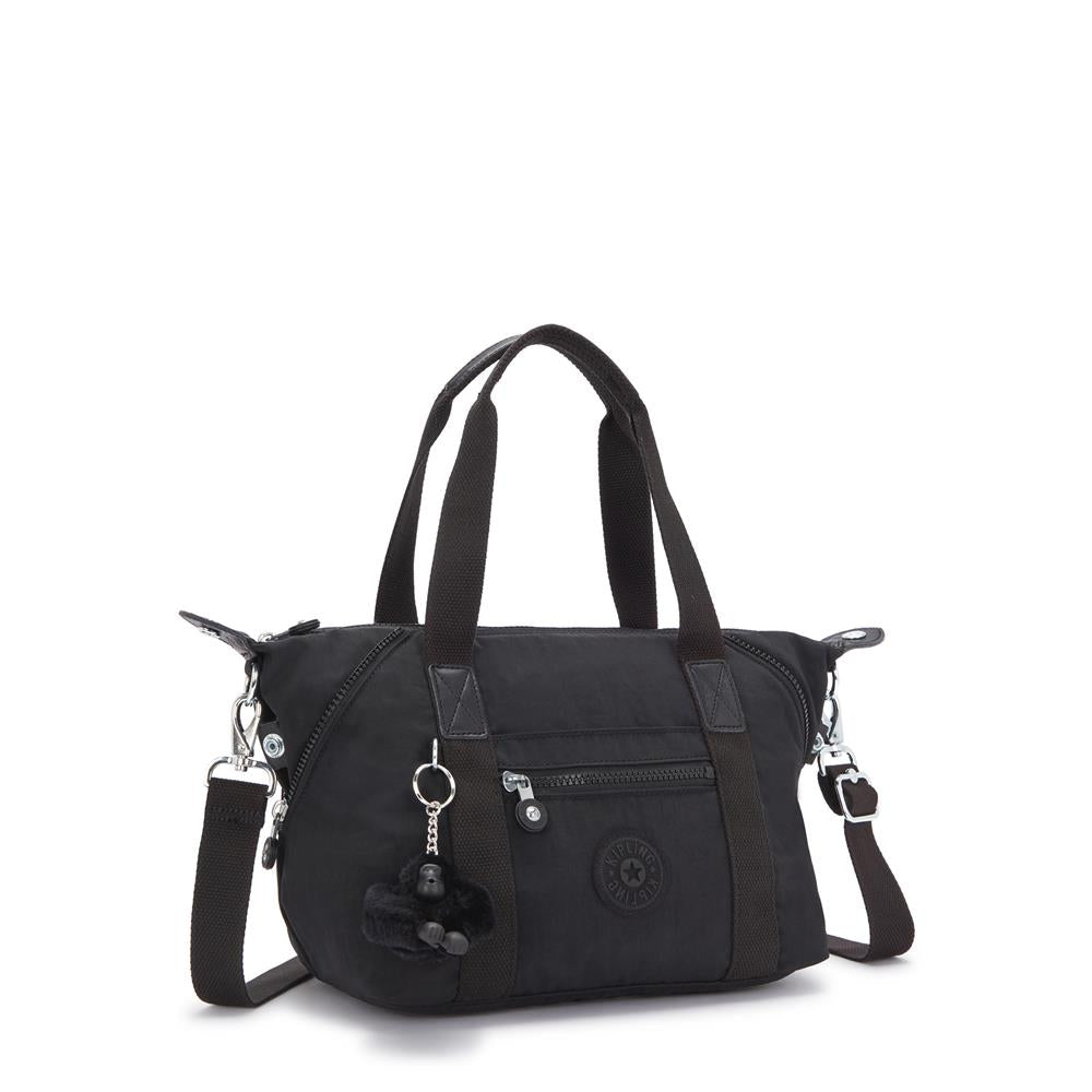 Kipling ART MINI, Mini Tote Bag, Black Noir (schwarz), Handtasche mit Schultergurt