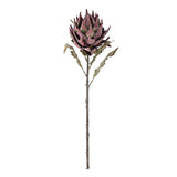 Bloomingville Protea Kunstblume Violett Stiel 76cm Dekoblume
