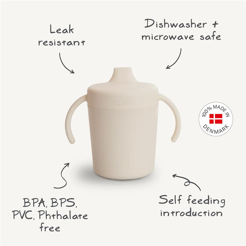 Mushie Schnabeltasse, Blush, BPA-frei
