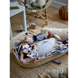 Bloomingville MINI Stofftier Gunne Wal Gelb 60 x 27 cm Baumwolle Kuscheltier Kuschelkissen Kinderzimmer