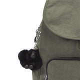 Kipling CITY PACK S, Kleiner Rucksack, Green Moss (grün), 9L, Kompakt & Stylisch