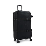 Kipling SPONTANEOUS L, Großer Reisekoffer, Black Noir (schwarz), 101L, 4-Rollen, TSA-Schloss
