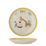 Bloomingville MINI Celebrate Teller Gelb Steingut Durchmesser 16cm