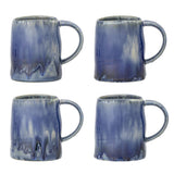 Bloomingville Yori Becher Blau Steingut Nordic 450ml