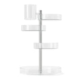 Umbra Pirouette Kosmetik-Organizer Drehbar Transparent Kunststoff 23 x 23 x 35 cm