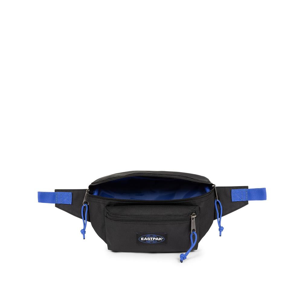 Eastpak DOGGY BAG, Umhängetasche, Kontrast Black Blue (blau), 3L, Crossbody-Bauchtasche