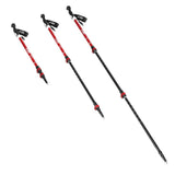 NILS Trekkingstöcke TK8601 Aluminium Wanderstöcke Rot