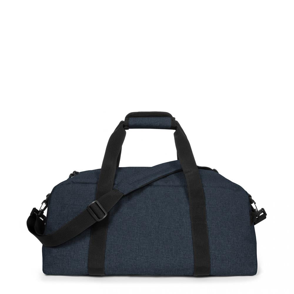 Eastpak STAND +, Kleine Reisetasche, Triple Denim (blau), 34L