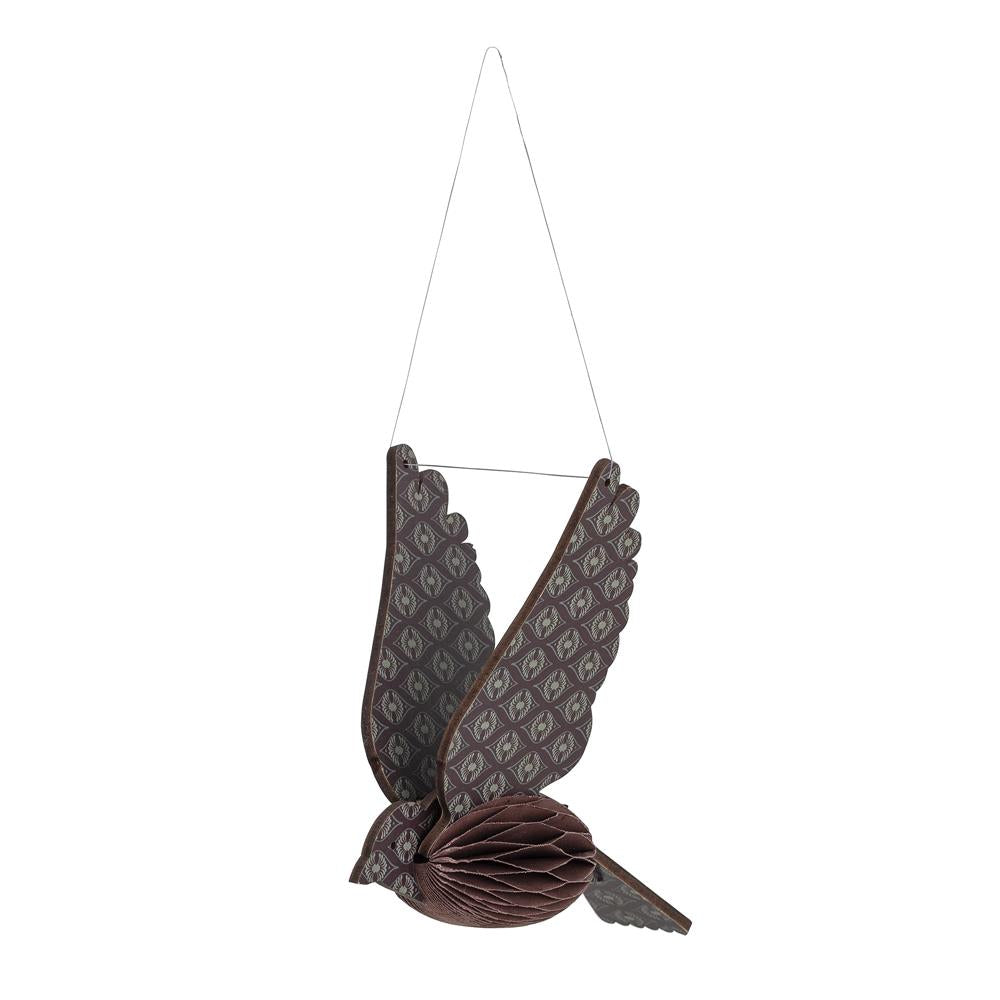 Bloomingville Sagalin Baumanhänger Vogel 11,5cm Braun Christbaumschmuck Weihnachtsschmuck Weihnachtsdekoration dänisches Design
