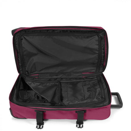 Eastpak TRANVERZ M, Reisetrolley, Wine Burgundy (rot), 78L, Rollkoffer mit 2 Rädern und TSA-Schloss