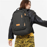 Eastpak SMALLKER, Rucksack, CS Black Denim2 (grau), 26L, mit Flaschenhalter und Laptopfach