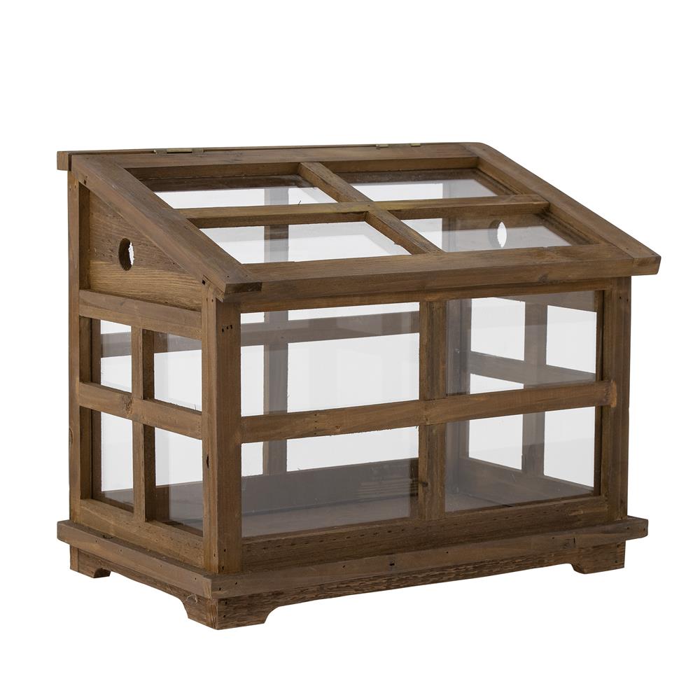Bloomingville Marti Display-Kasten Braun Tannenholz L40xH33xW25 cm – dekorativer Schaukasten