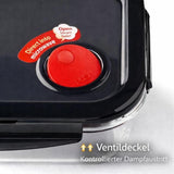 LocknLock Glas Frischhaltedose 380 ml - Ofenform mit Deckel, mikrowellengeeignet, auslaufsicher