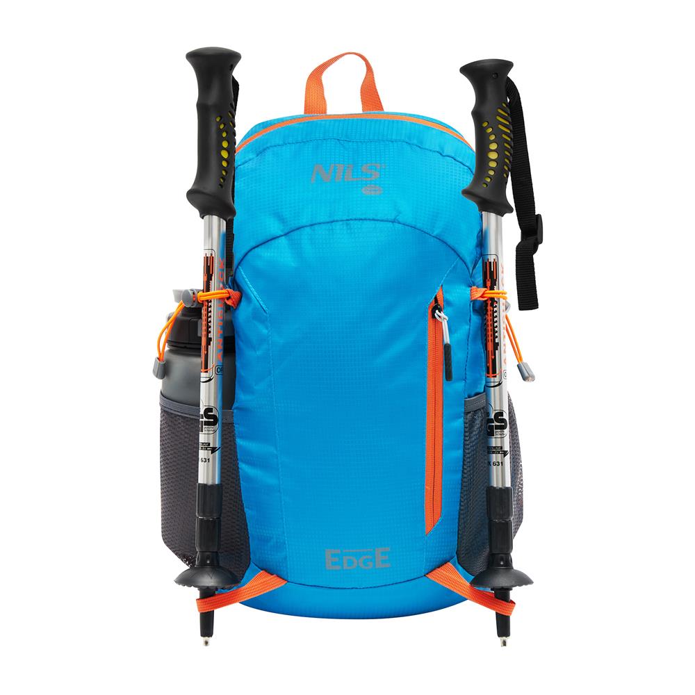 NILS CAMP Tagesrucksack Edge 22L in Blau - leichter Rucksack für Wandern, Radfahren & Reisen