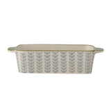 Bloomingville Maple Ofenform, Blau, 20,5x12,5cm, Steingut, dänisches Design