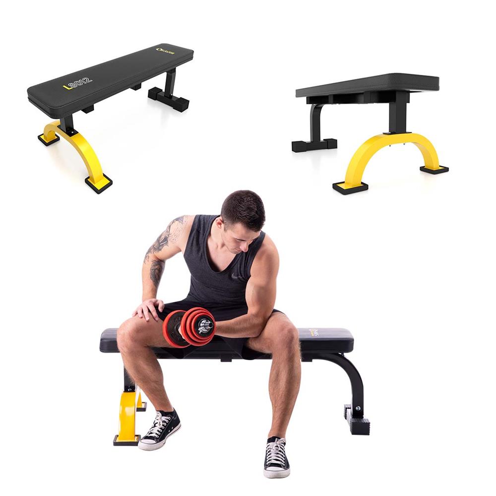 Flachbank Hantelbank 200 kg Trainingsbank | HMS Premium L8012