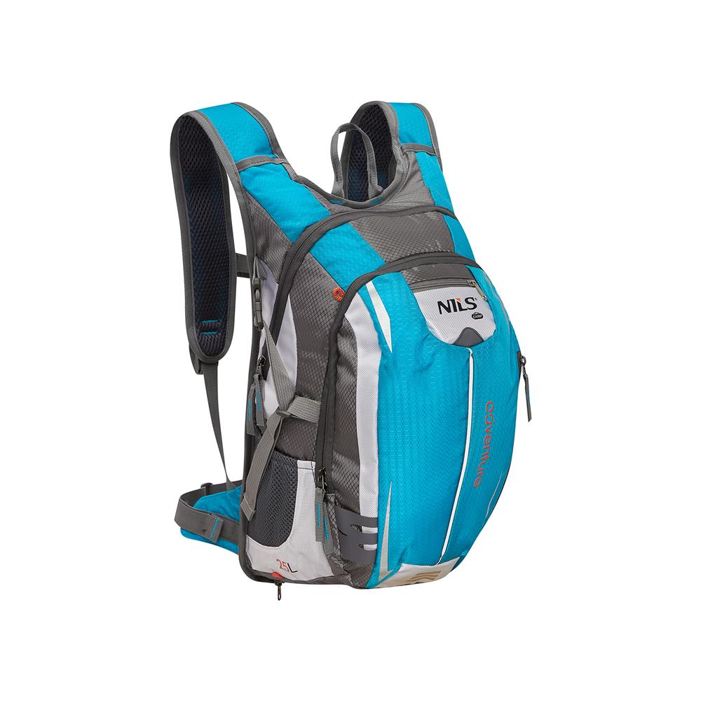 NILS CAMP Tagesrucksack Adventure 25L in Blau - leichter Outdoor Rucksack für Wandern & Sport