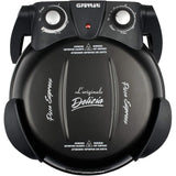 G3Ferrari elektrischer Pizzaofen Delizia Pizzamaker 1200 W für Pizza Ø 31cm schwarz Pizzamaker mit feuerfestem Naturstein