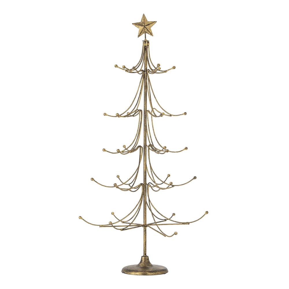 Bloomingville Wen Deko Gold Metall Hängehalter Dekoständer 80 cm Weihnachtsbaum