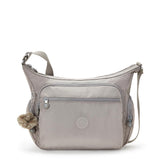 Kipling GABBIE M, Mittelgroße Umhängetasche, Grey Gris (grau), Schultertasche mit Reißverschluss