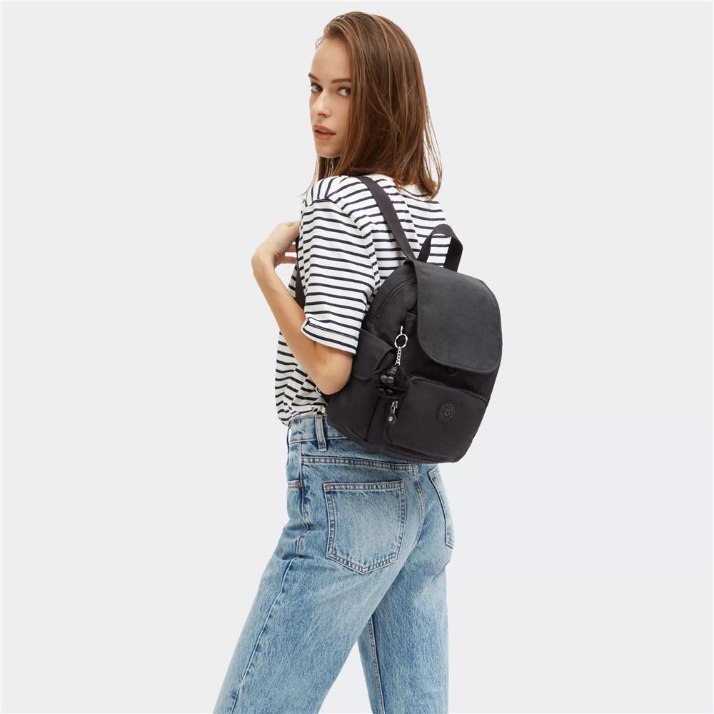 Kipling CITY PACK MINI, Extra kleiner Rucksack, Black Noir (schwarz), 9L, Kompakt & Stylisch