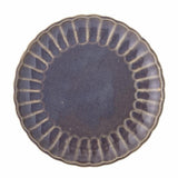 Bloomingville Latina Teller, Violett, 27 cm, Steingut, Speiseteller, dänisches Design