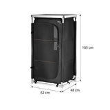 NILS CAMP Campingschrank mit Arbeitsplatte - faltbarer Outdoor Schrank für Camping & Reisen