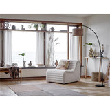 Bloomingville Evi Tablett Marmor Braun 22 x 4 cm Blütenform
