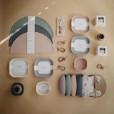 Mushie Silikon-Platzdeckchen, Blush, Tischset, BPA-frei