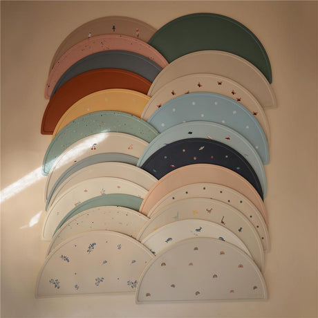 Mushie Silikon-Platzdeckchen, Butterflies, Tischset, BPA-frei