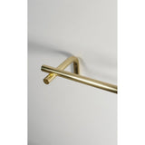 OYOY Pieni Schlichter Toilettenpapierhalter in Messing-Gold aus Edelstahl