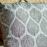 Bloomingville Cergy Kissen Braun 50x50 cm – Baumwolle/Leinen, gemustert & gemütlich