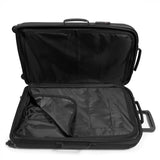 Eastpak TRANZSHELL L, Großer Reisetrolley, Black (schwarz), 75L, Rollkoffer mit 4 Rädern und TSA-Schloss